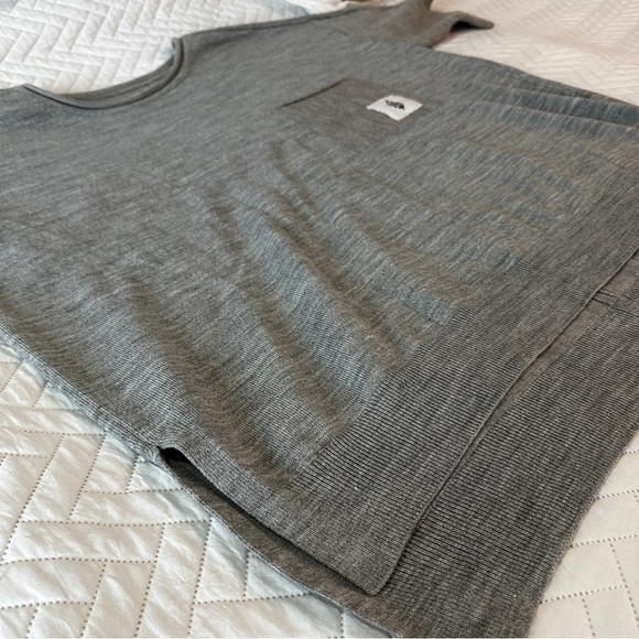 Free People The Recovery Knit Short Sleeve Oversized Sweater Size XL - Picture 13 of 16